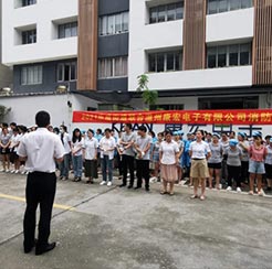 Record of fire drill activities in 2021